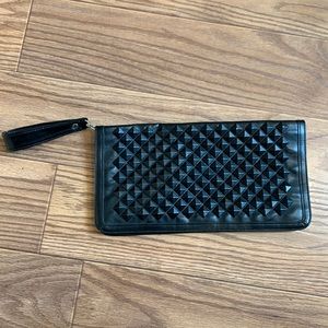 Large black spikey wristlet